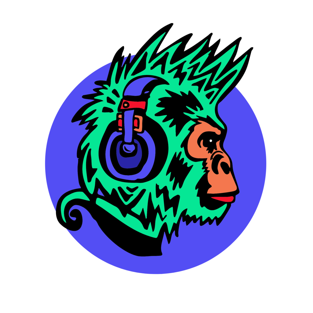 affsounds Logo Das Logo von affsounds zeigt einen Affen mit Kopfhörern und symbolisiert kreative, energiegeladene Musik und Sounddesign. Perfekt für Musikproduzenten, Sounddesigner, Gaming-Sounds und Audio-Content. Das markante Affen-Design macht die Marke wiedererkennbar und transportiert Spaß, Innovation und musikalische Leidenschaft.